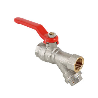 Кран шаровой VALTEC COMBI со встроенным фильтром 1/2\"