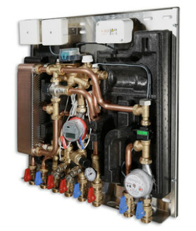 Кв. станц. с функц. приготовл. ГВ (без рецирк.), т/сч, M-B -1,5 куб.м/час.