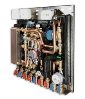 Кв. станц. с функц. приготовл. ГВ (с рецирк.), т/сч, M-B -1,5 куб.м/час.