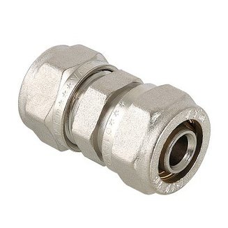 Фитинг обжимной прямой, 26 х 16 мм