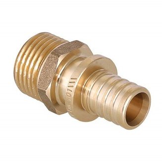 Фитинг аксиальный – фитинг надвижной с переходом на наружную резьбу, 16 мм х 1/2"