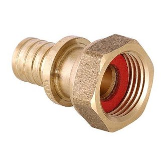 Фитинг аксиальный – фитинг надвижной с накидной гайкой, 16 мм х 1/2"