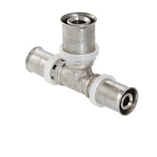 Пресс-фитинг – тройник, 32 х 16 х 32 мм