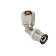 Пресс-фитинг – угольник с переходом на обжимное соединение , 20 x 15 мм