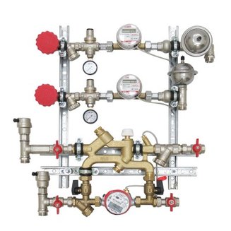 Квартирная станция для систем отопления и водоснабжения