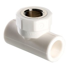 Фитинг полипропиленовый – тройник с переходом на внутреннюю резьбу 25 мм х 3/4"