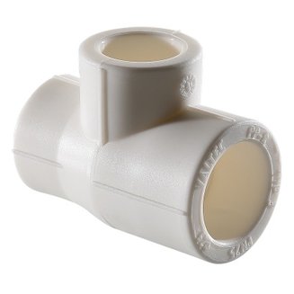 Фитинг полипропиленовый – тройник переходной 32 x 25 x 25 мм