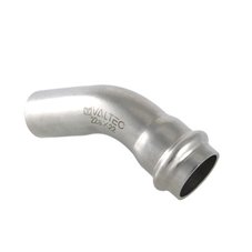 Фитинг из нержавеющей стали – пресс-угольник 45° внутренний/наружный 54 х 54 мм