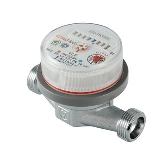 Водосчетчик универсальный (новый) без сгонов 1/2\", 80 мм