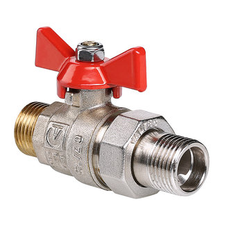 Кран шаровой VALTEC BASE с полусгоном и наружной резьбой 3/4\"