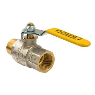 Кран шаровой ENOLGAS TOP-GAS c флажковой рукояткой и внутренней/наружной резьбо