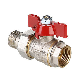 Кран шар. со сг. вн.-нар. 1"