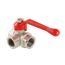 Кран шаровой трехходовой, тип L 1/2\"