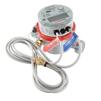 Теплосчетчик квартирный с тахометрическим расходомером и выходом RS 485 15/0,6/обратный