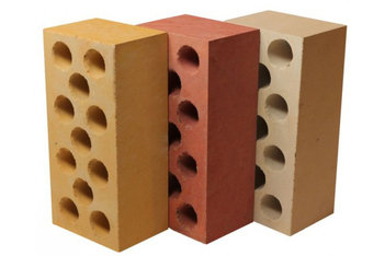 Кирпич окрашенный силикатный М200 250х120х88, жёлтый