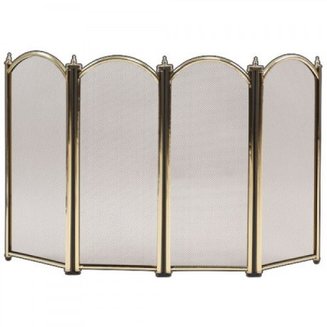 Экран каминный C04010PB (4 секции, полированная латунь)