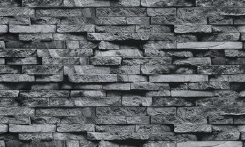 Плита ФАСПАН Серый камень №1008 Горизонталь (1200х600х8мм)