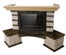 Каминная облицовка LAURA (песчаник, угловая)