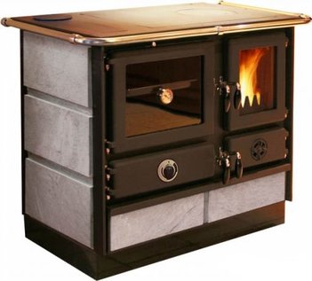 Плита SUPER THERMO MAGNUM 4D L S (с камнем) (левая)