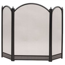 Экран каминный C03325BK (3 секции, 66х85см, черный)