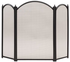 Экран каминный C03026BK (3 секции, 68х80см, черный)
