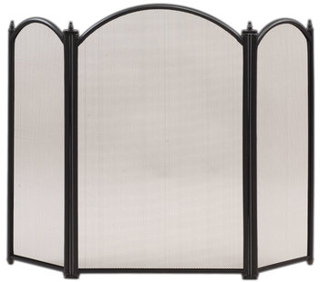Экран каминный C03026BK (3 секции, 68х80см, черный)