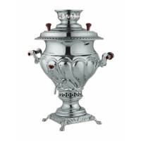 САМОВАР (С.2001/1) угольный 5,5л (Никель)