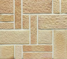 Плитка "Терракот" Шамот ХАОС прямая (38 шт - 0,84 м2/уп)