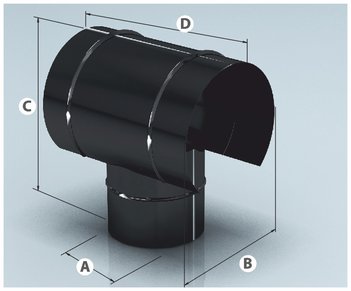Зонт, эмалированный d 115 мм