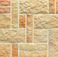 Плитка "Терракот" Рваный камень ХАОС прямая (26 шт - 0,6 м2/уп)