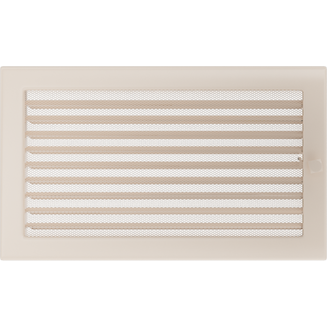 Решетка Кремовая с задвижкой (22*37) 22/37KX