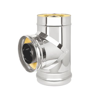 Сэндвич-тройник Нерж+Нерж (AISI 304 0,8мм/0,5мм) д.200х300