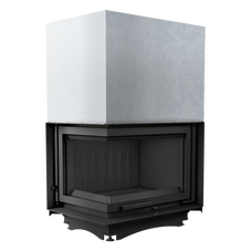 Каминная топка Zuzia/L/BS/G (угловое стекло слева, гильотина) (16 кВт)