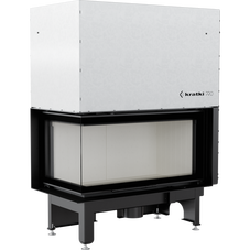 Каминная топка стальная NADIA/14/L/BS/G (гильотина) (14 кВт)