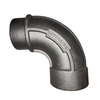 Колено чугунное 90* ?115 (Патрубок угловой ПУ 115/90) (Р)