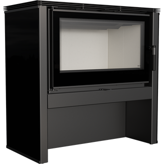 Печь-камин JUNO/12/C (12 кВт) 889*901*501мм