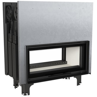 Каминная топка стальная MILA/T/G (тунель, гильотина) (16 кВт)