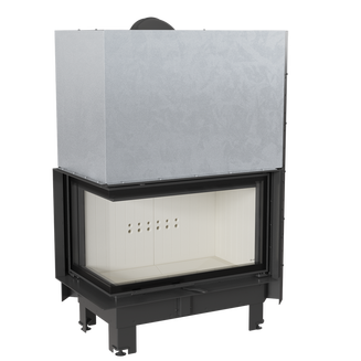 Каминная топка стальная MBO/L/BS/G/SG (гнутое стекло) (15 кВт)