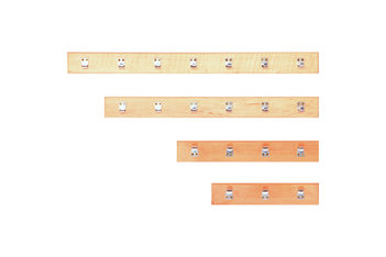 Вешалка прямая 7 крючков (Ольха), арт. ВК-7