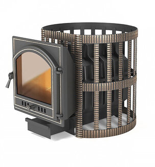 Печь ВЕЗУВИЙ Легенда Ретро Ковка 24 (205)