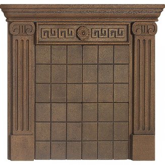 Портал для печей \"КОЛОННА\" Коричневый