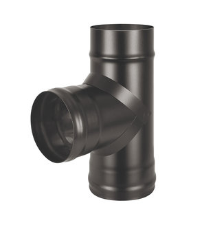 Тройник BLACK (AISI 430/0,5мм) 90* д.200