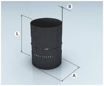 Адаптер котла ПП, эмалированный d-115