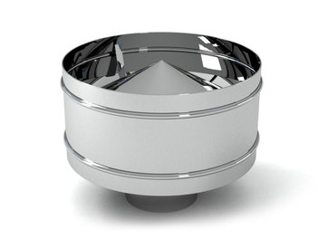 Дефлектор нерж. (AISI 304/0,5мм) д.115х200