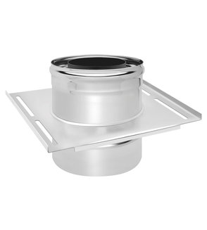 Площадка монтажная Нерж+Нерж (AISI 430/0,8мм) д.200х300, 400*400мм