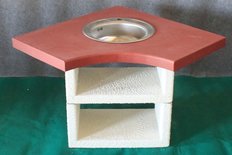 СТОЛ Угловой АФИНА с мойкой (мойка в комплекте) (ВШГ 77*100*100 см)