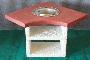 СТОЛ Угловой АФИНА с мойкой (мойка в комплекте) (ВШГ 77*100*100 см)