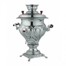 САМОВАР (С.2003/1) угольный 5,5л (Никель)