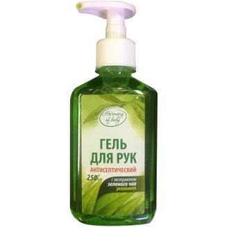 Гель для рук антисептический с экстрактом зеленого чая Harmony of body 250мл