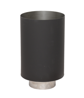 Стакан LAVA (конструкционная сталь 0,7мм/нерж 1мм, черный) Д200/260